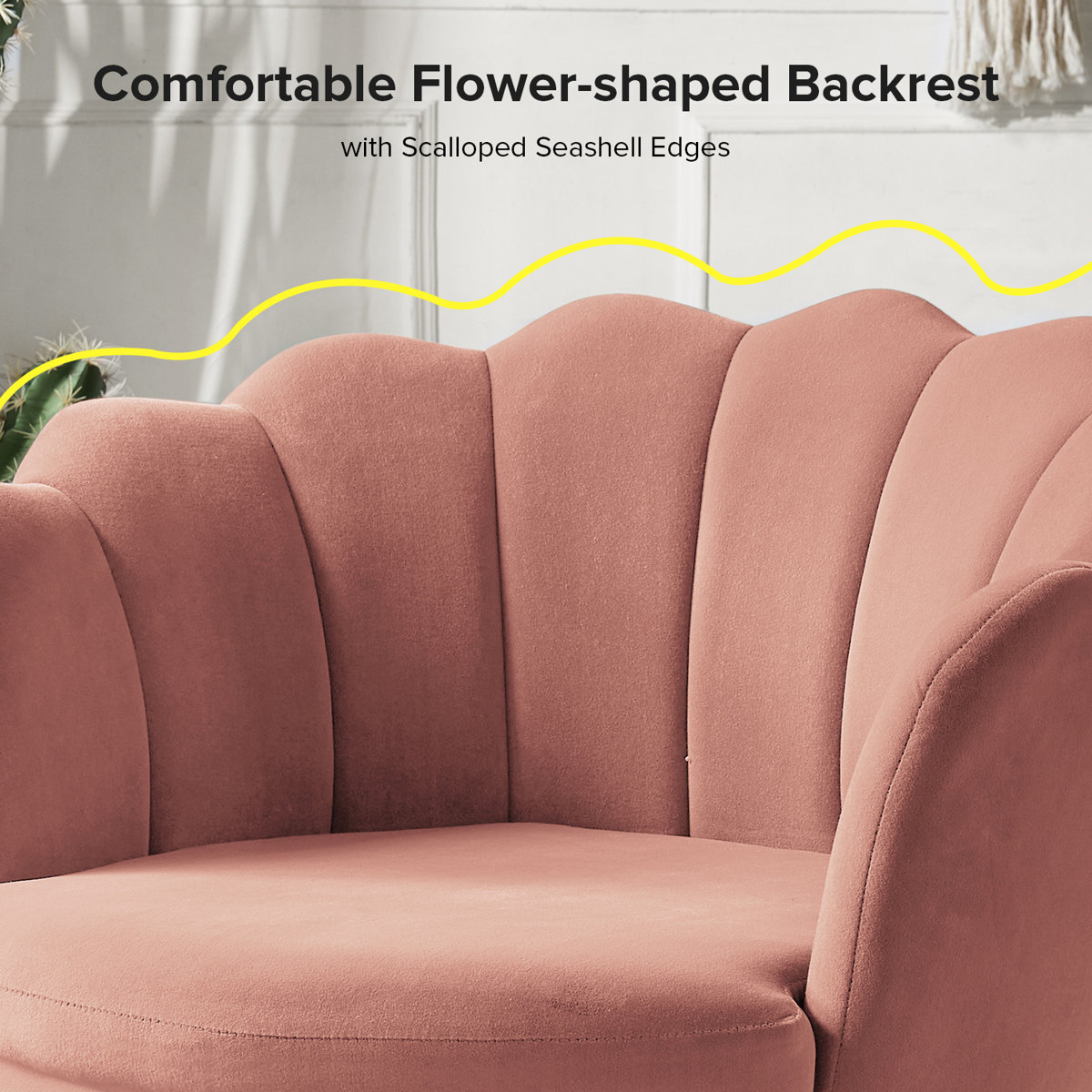 Hendrix Velvet Accent Chair